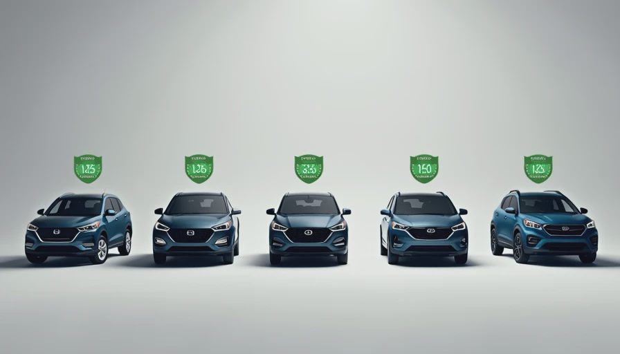 2026 IIHS Top Safety Pick small SUVs that passed the updated side test — DriveByNumbers Small SUVs with IIHS Top Safety Pick badge lineup including Honda HR-V Hyundai Tucson Mazda CX-50 Subaru Forester and Kia Sportage showing vehicles that passed the updated side-impact crash test for 2026