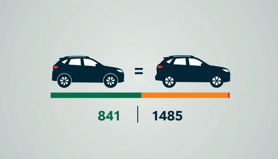 Horizontal bar chart comparing annual fuel costs of ten compact SUVs with vehicle silhouettes from most efficient Kia Niro to least efficient Volkswagen Tiguan using dollar-scale indicator for family buyers evaluating long-term fuel expenses